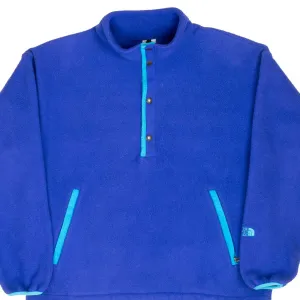VINTAGE THE NORTH FACE PULLOVER PURPLE FLEECE JACKET 1990S LARGE MADE IN USA