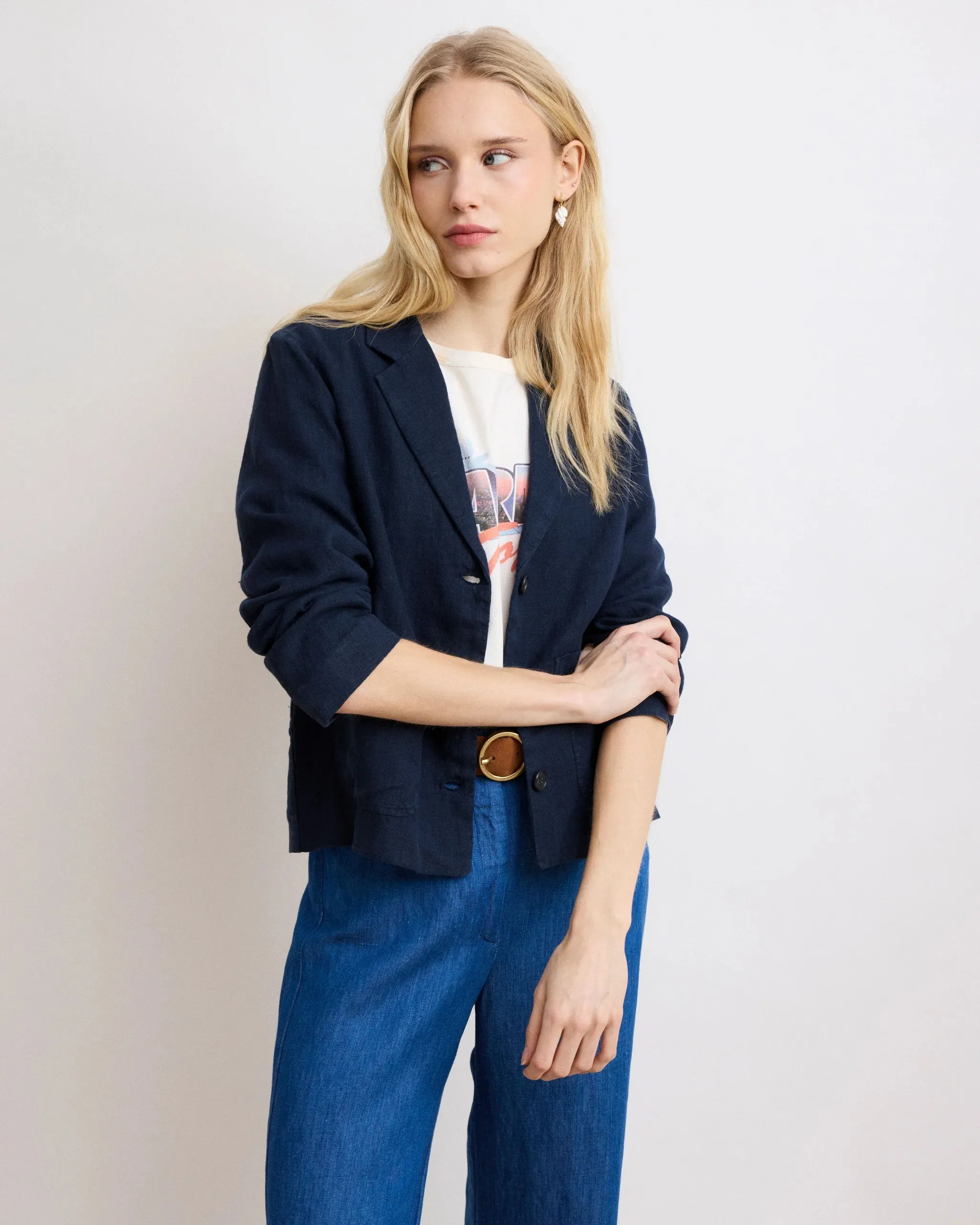 Vizir Linen Pocket Jacket