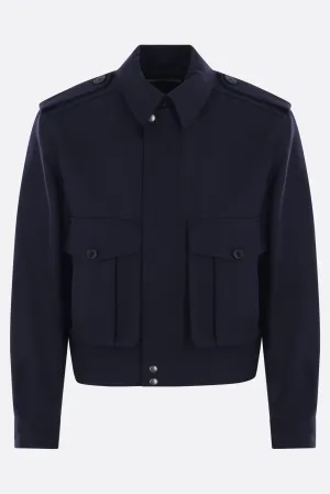 Vleo bomber jacket in gabardine