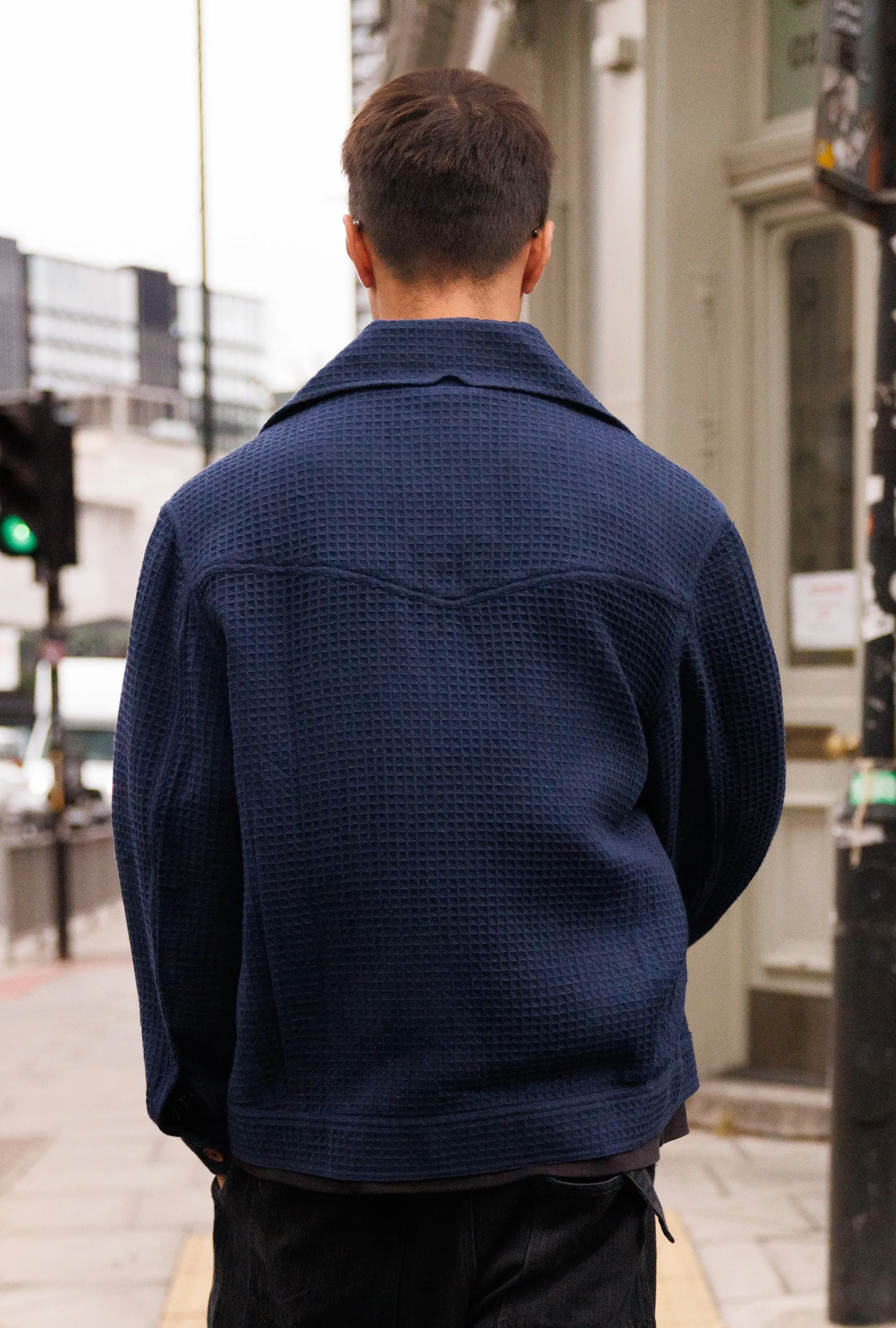 WAFFLE WEAVE JACKET