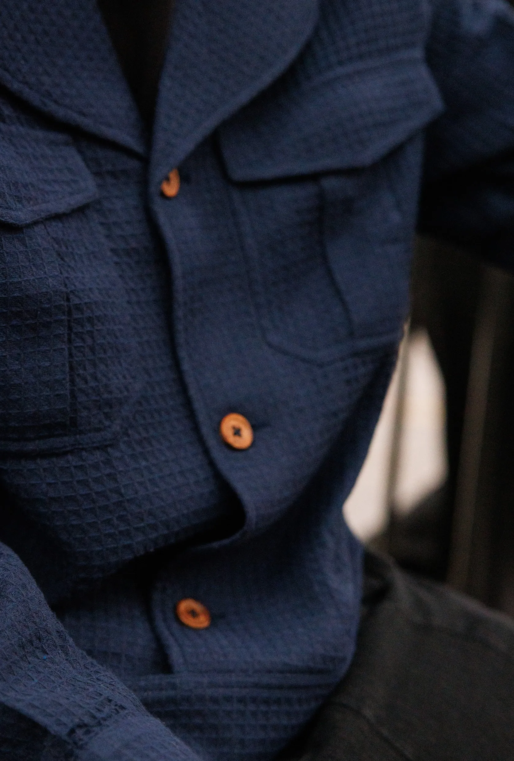 WAFFLE WEAVE JACKET