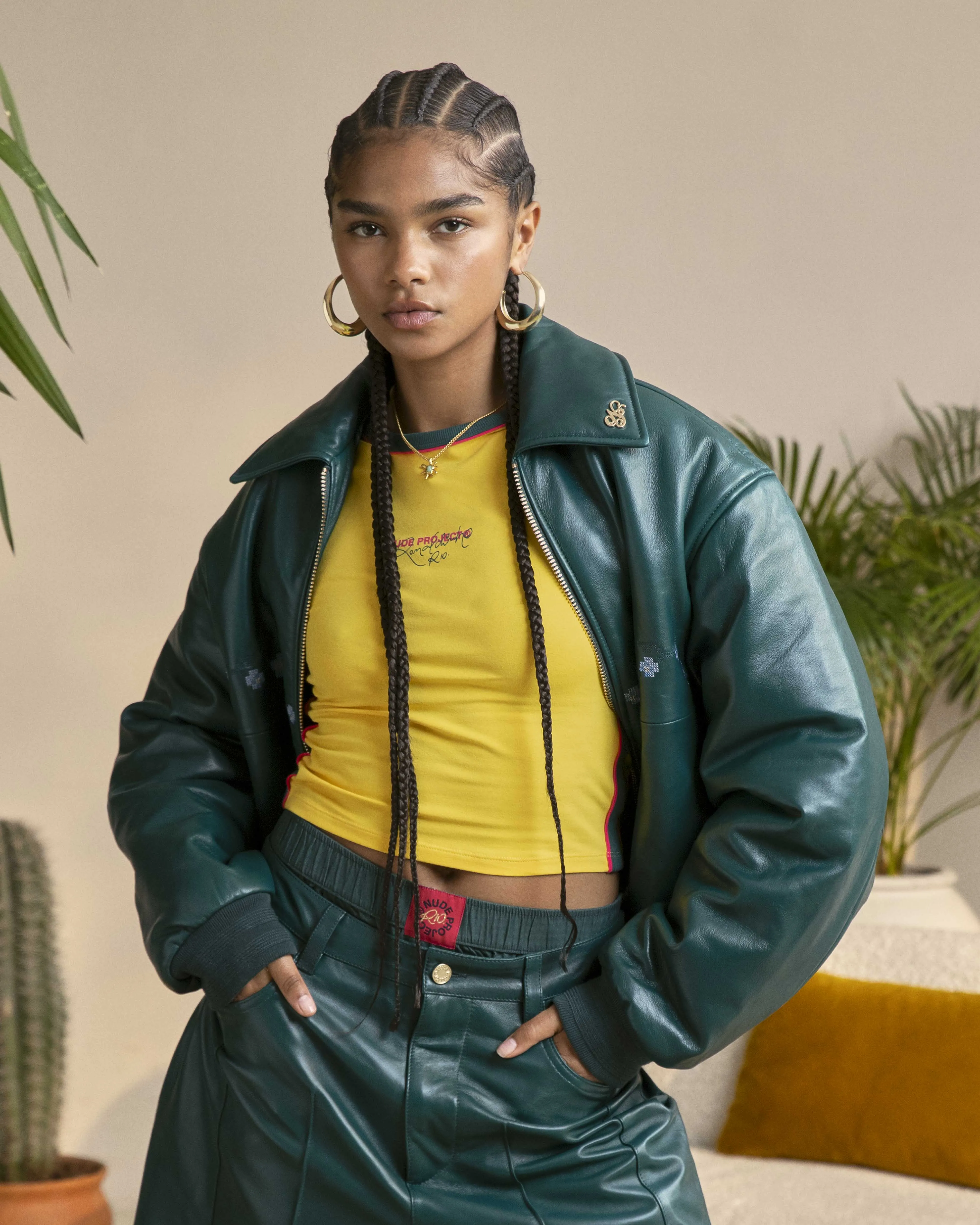 World Cup Leather Bomber Jacket