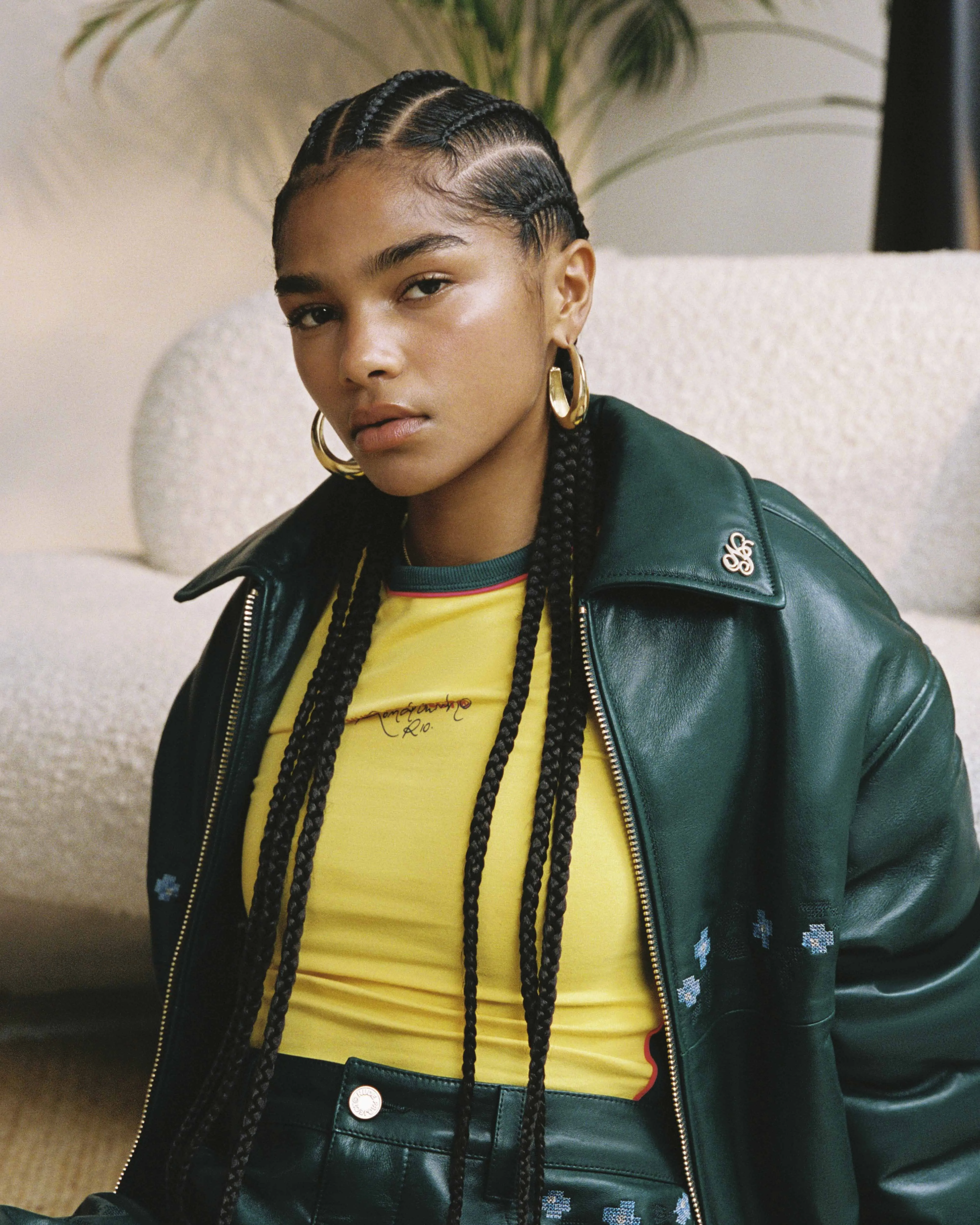 World Cup Leather Bomber Jacket