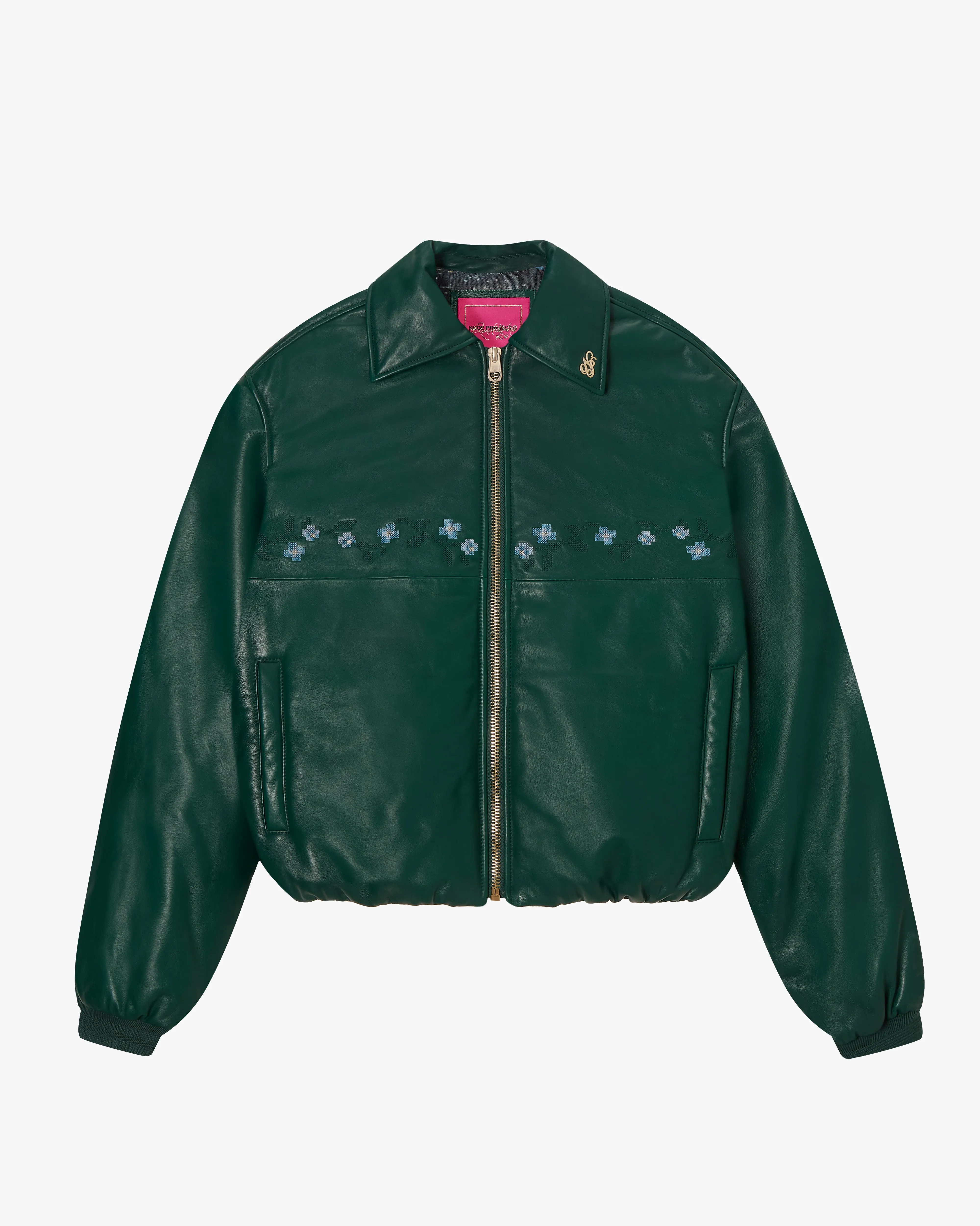 World Cup Leather Bomber Jacket