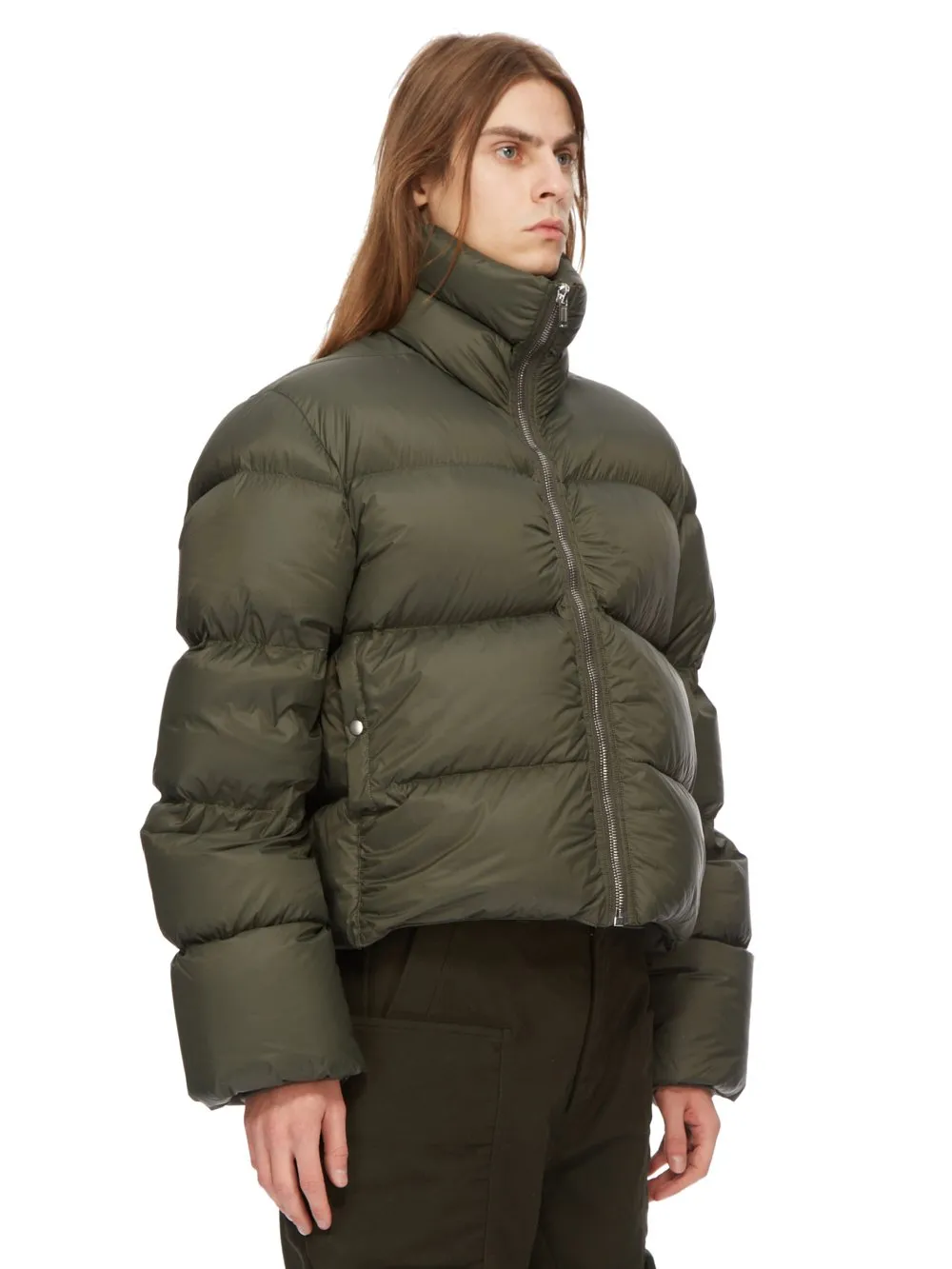 Woven Down Jacket Turtle Forest