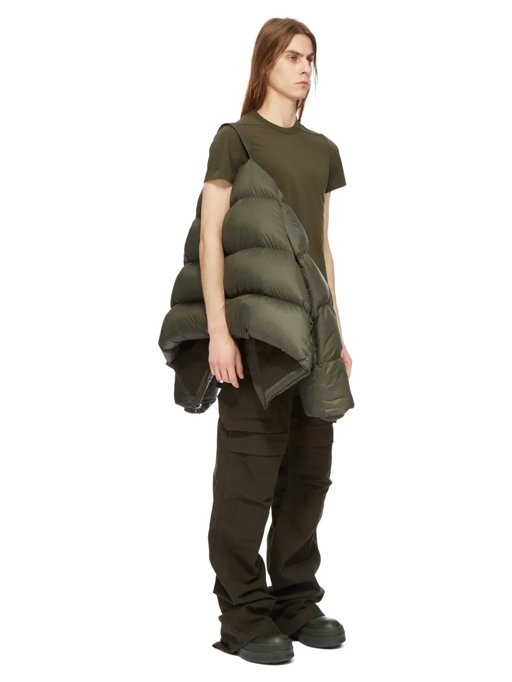 Woven Down Jacket Turtle Forest