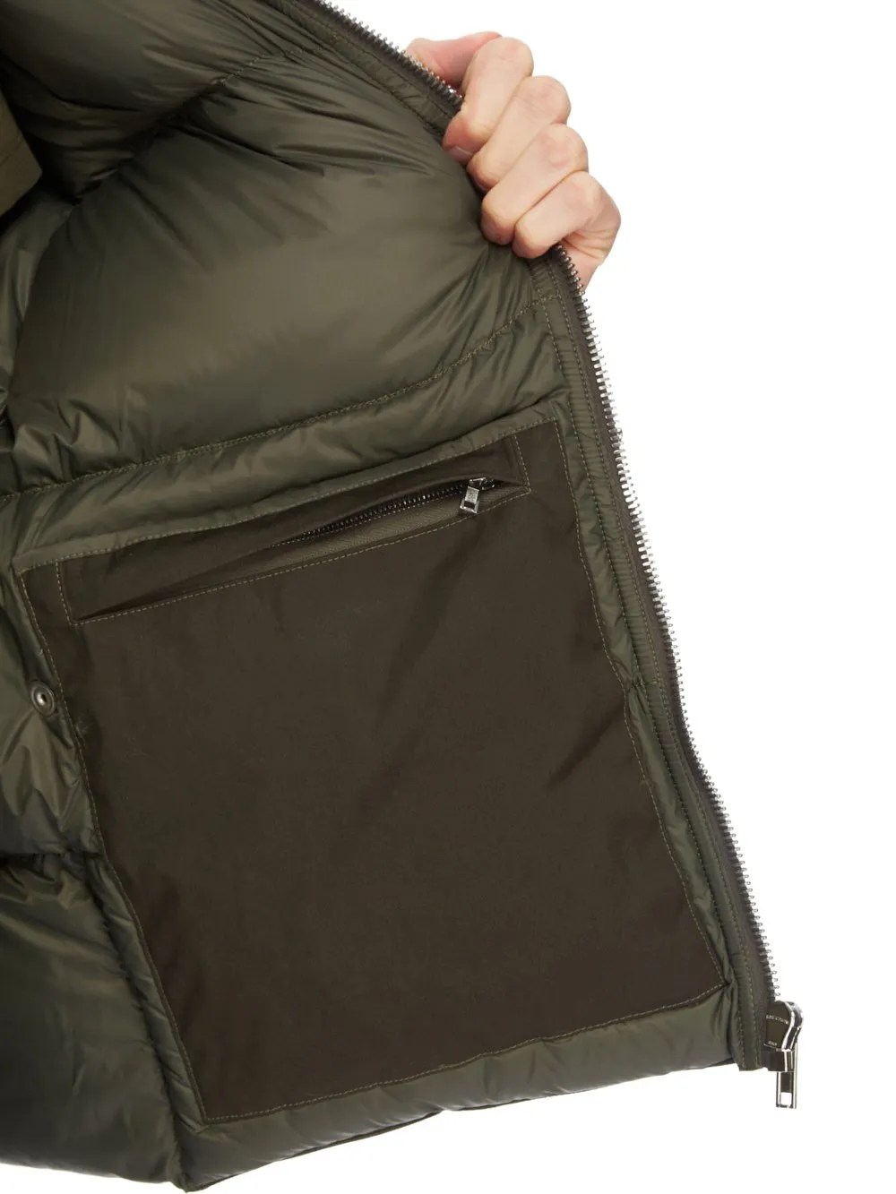 Woven Down Jacket Turtle Forest