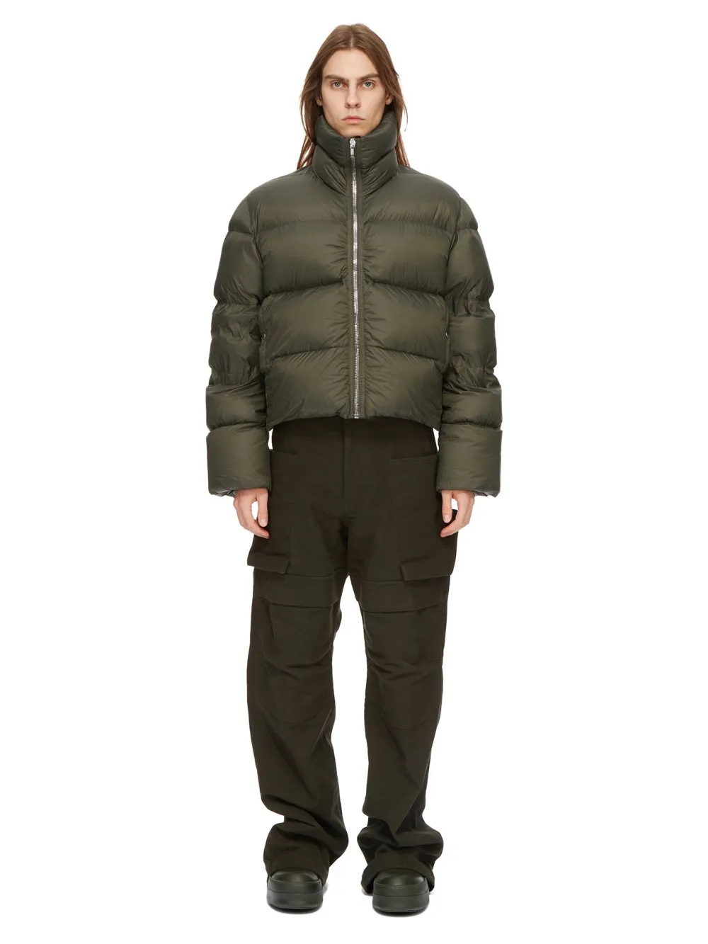 Woven Down Jacket Turtle Forest