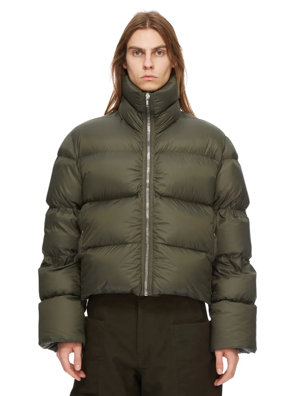 Woven Down Jacket Turtle Forest