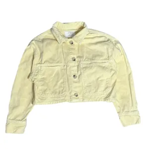 Zara Denim Yellow Jacket