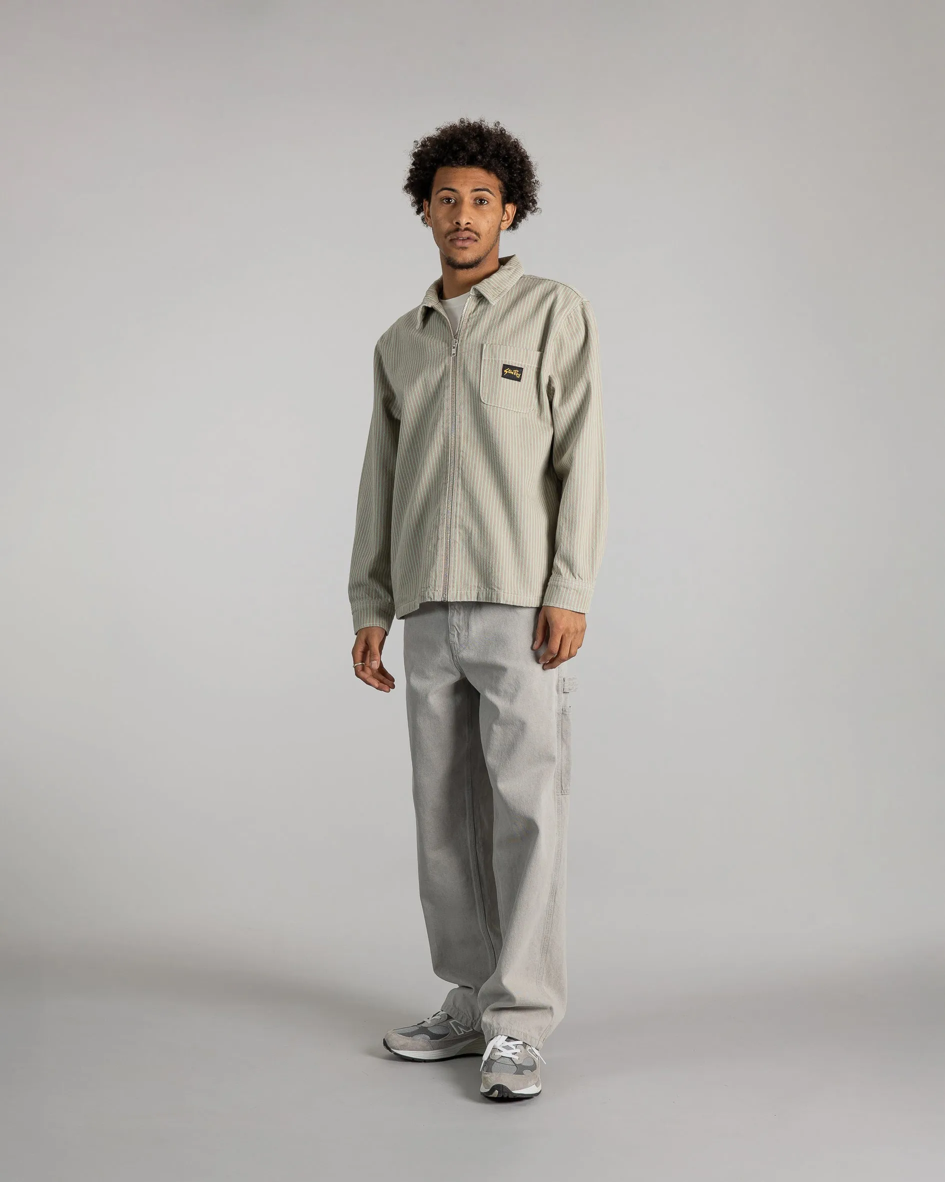Zip Shirt (Quiet Green Hickory)